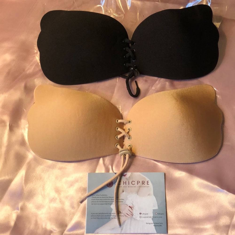 Chicpre Drawstring Bra 2 pack Size B